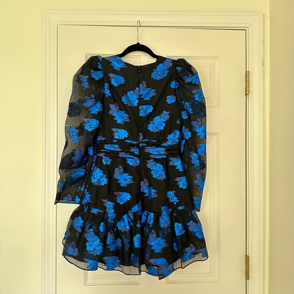 ZARA black and blue metallic mini dress | Size XS - Picture 10 of 10